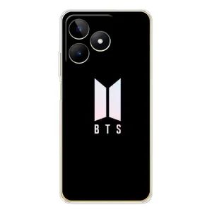 Чехлы BTS для Realme Note 60 (AlphaPrint) (Лого BTS)