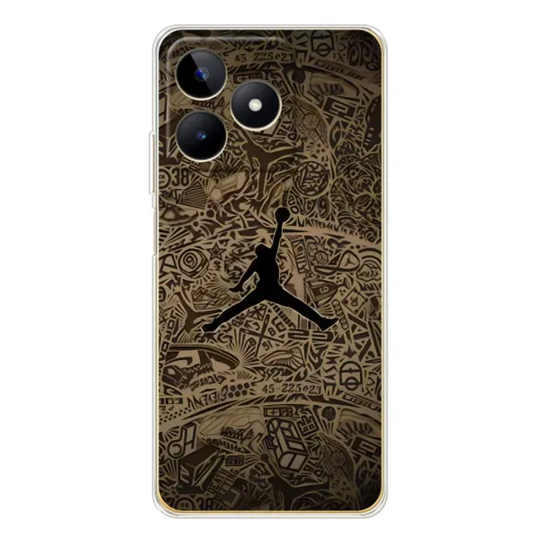 Чохол з принтом «Logo Jordan» для Realme Note 60 Чохол з принтом «Logo Jordan» для Realme Note 60