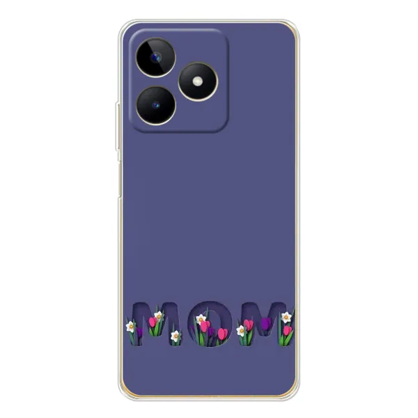 Чехол с принтом «Мама в цветах» для Realme Note 60
