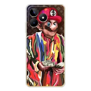 Бренднові Чохли для Realme Note 60 - (PREMIUMPrint) (Mario LV)