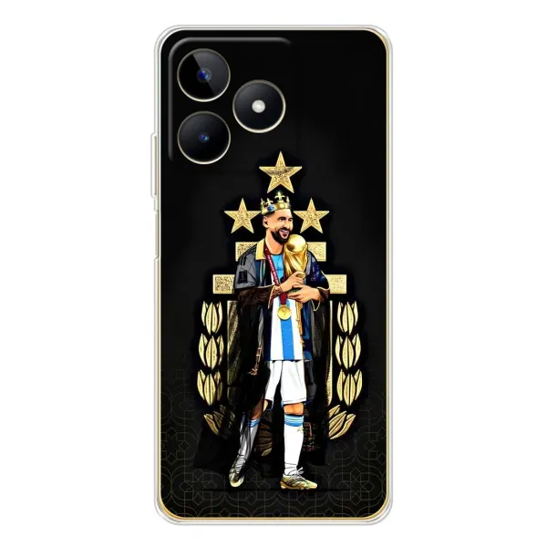 Чохол з принтом «Мессі Король» для Realme Note 60 Чохол з принтом «Мессі Король» для Realme Note 60