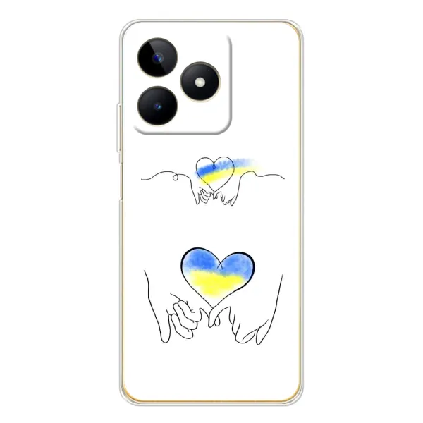 Чохол з принтом «Мир Україні» для Realme Note 60