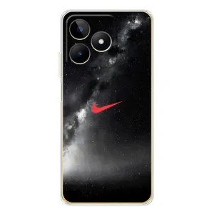 Чохол для Realme Note 60 - з принтом Найк (AlphaPrint) (Найк червоний)