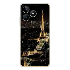 Чохол Ейфелева Вежа Realme Note 60 - (AlphaPrint) (Нічний Париж)