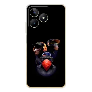 Чохол з Мавпами Realme Note 60 - (AlphaPrint) (Три мавпи)
