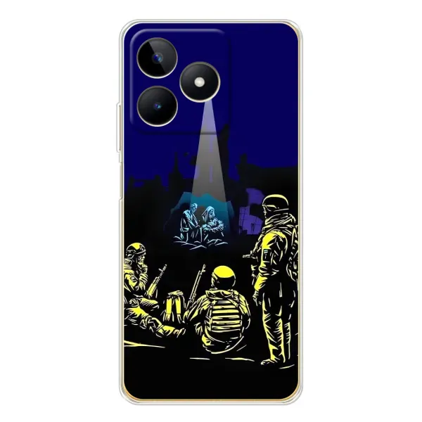Чехол с принтом «Рождество в Украине» для Realme Note 60