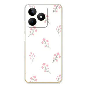 Чохол з розовим принтом для Realme Note 60 (Рожеві квіти)