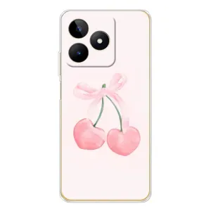 Чохол з розовим принтом для Realme Note 60 (Рожеві вишні)
