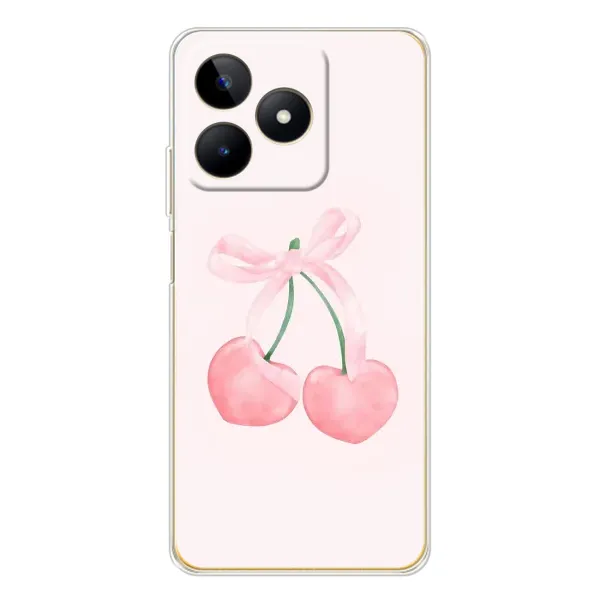 Чохол з принтом «Рожеві вишні» для Realme Note 60