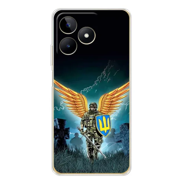 Чехол с принтом «Солдат ЗСУ» для Realme Note 60