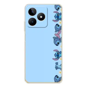 Чохол з принтом Стіч на Realme Note 60 (Стіч фон)