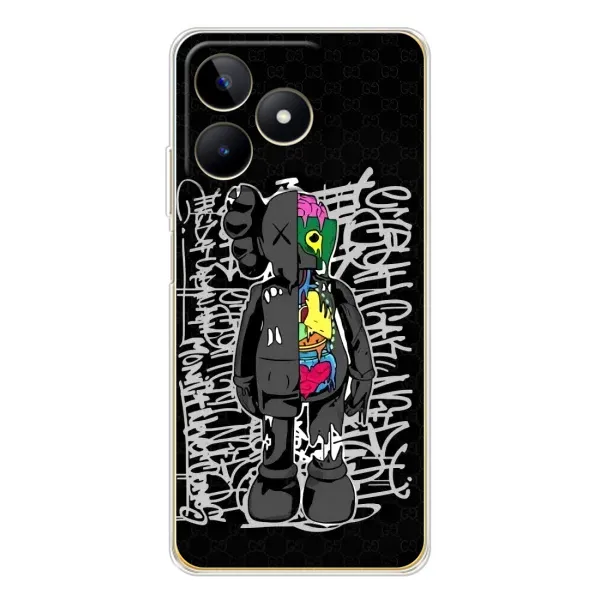 Чохол з принтом «Стиль Bearbrick» для Realme Note 60