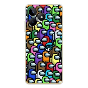 Чехол Амонг Ас для Realme Note 60 (AlphaPrint) (Убит)