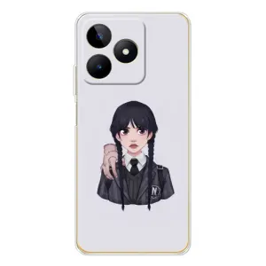 Чохли Венсдей на Realme Note 60 Уенсдей (AlphaPrint) (Венздей і Річ)