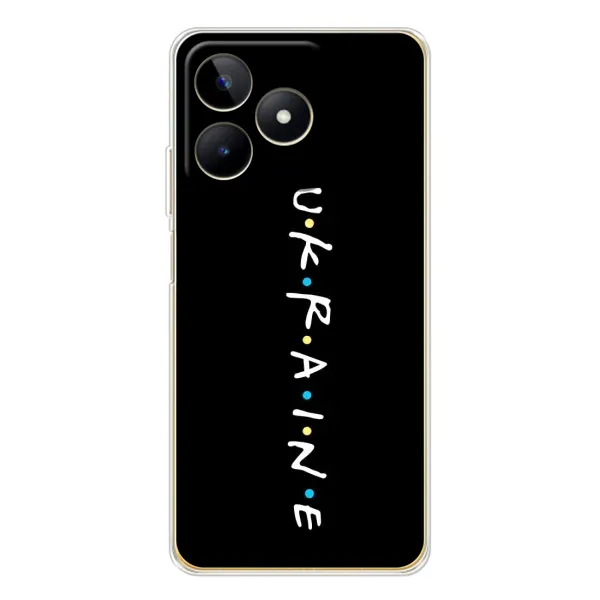 Чехол с принтом «UKRAINE» для Realme Note 60