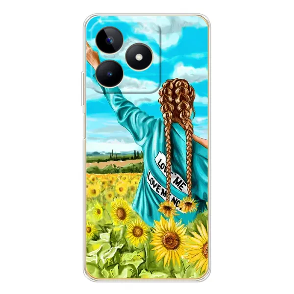Чохол з принтом «Україночка» для Realme Note 60