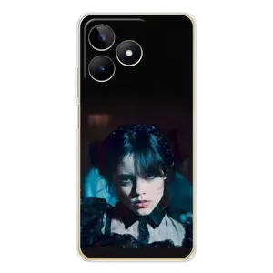 Чохли Венсдей на Realme Note 60 Уенсдей (AlphaPrint) (погляд Венздей)