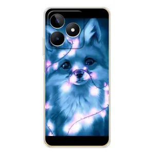 Чохли з картинкою Лисичка для Realme Note 60 (VPrint) (Яскрава лисичка)
