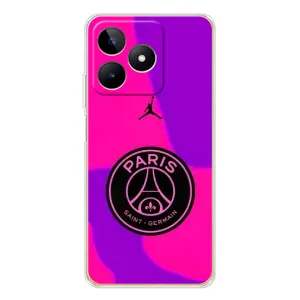 Чохли PSG для Realme Note 60 (AlphaPrint) (яскравий ПСЖ)