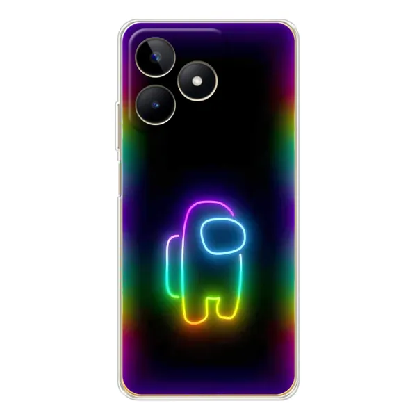Чехол с принтом «Яркий скин» для Realme Note 60
