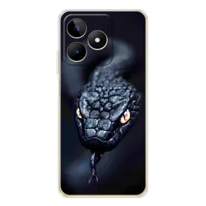 Чохол з принтом «Чорна змія» для Realme Note 60