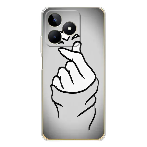 Чохол з принтом «Значок Love» для Realme Note 60