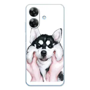 Чохли з собаками для Realme Note 60x (VPrint) (Радісний Хаскі)