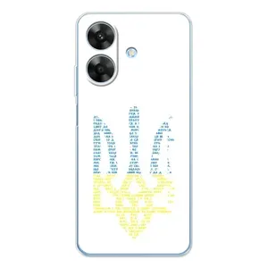 Чохли для Realme Note 60x Укр. Символіка (AlphaPrint) (Герб з букв)