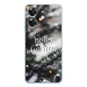 Новорічні, Святкові Чохли для Realme Note 60x - 2024 год (Hello winter)
