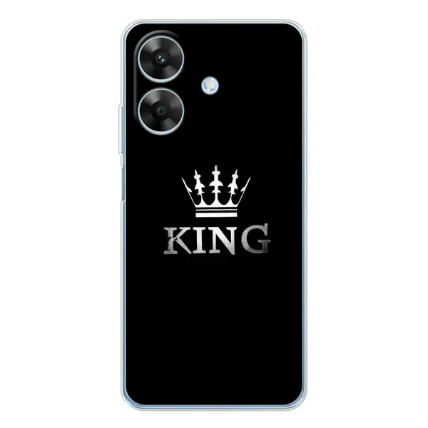 Чохол з принтом «KING» для Realme Note 60x Чохол з принтом «KING» для Realme Note 60x