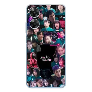 Чохол з принтом «Колаж Гра кальмара» для Realme Note 60x