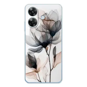 Чохол з принтом «Квіти на білому» для Realme Note 60x