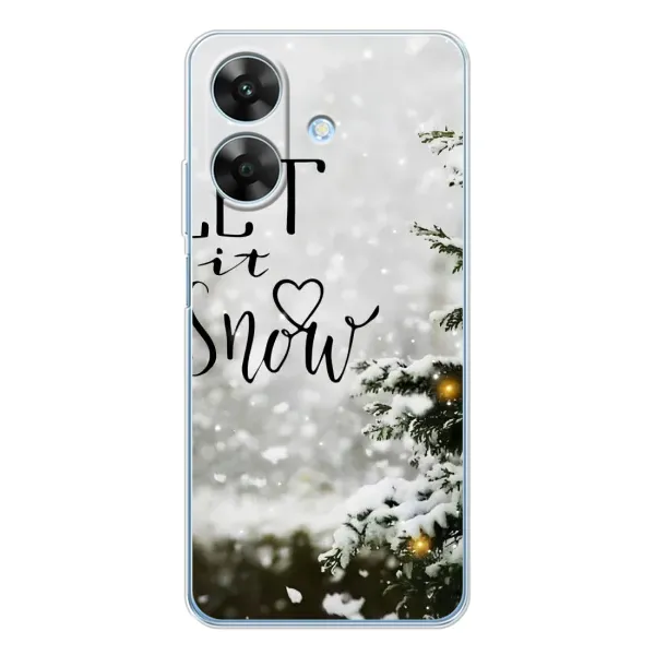 Чехол с принтом «Let it snow» для Realme Note 60x