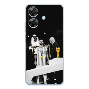 Чохли для Realme Note 60x (Leo чемпіон) (AlphaPrint) (Мессі коронований)