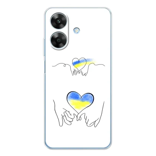 Чохол з принтом «Мир Україні» для Realme Note 60x