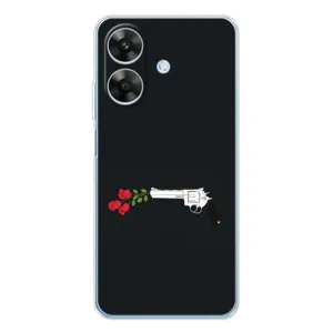 Чехлы (ART) Цветы на Realme Note 60x (VPrint) (Неочікувані квіти)
