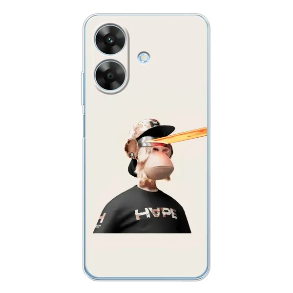 Чехол с принтом «обезьяна NFT в очках» для Realme Note 60x