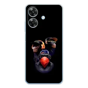 Чохол з Мавпами Realme Note 60x - (AlphaPrint) (Три мавпи)