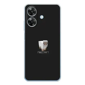 Чохол Майнкрафт на Realme Note 60x (AlphaPrint) Minecraft (Овечка Майнкрафт)