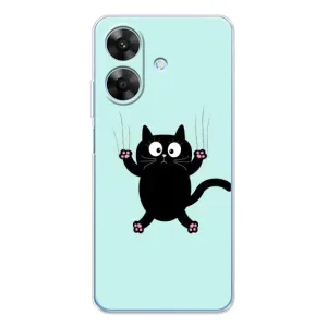 Чохол з принтом для Realme Note 60x (AlphaPrint) Модні коти (Падаючий кіт)