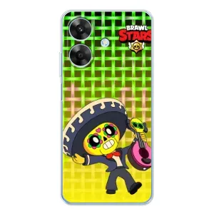 Чехлы Brawl Stars для Realme Note 60x (AlphaPrint) (Поко в самбреро)