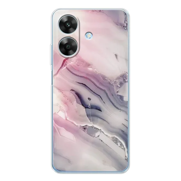 Чохол з принтом «Пурпурний Мрамор» для Realme Note 60x Чохол з принтом «Пурпурний Мрамор» для Realme Note 60x