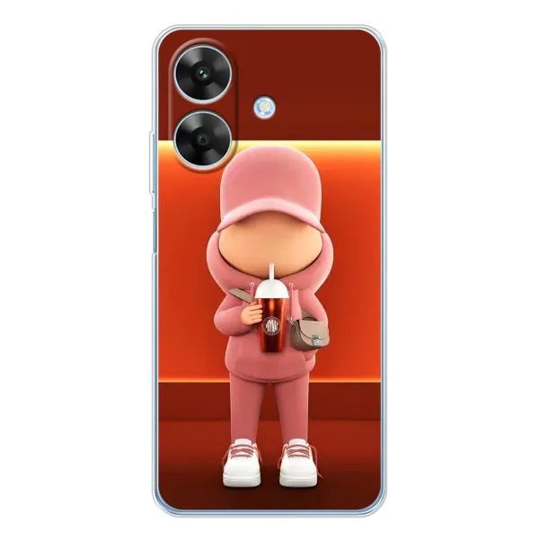 Чохол з принтом «З Кавою» для Realme Note 60x