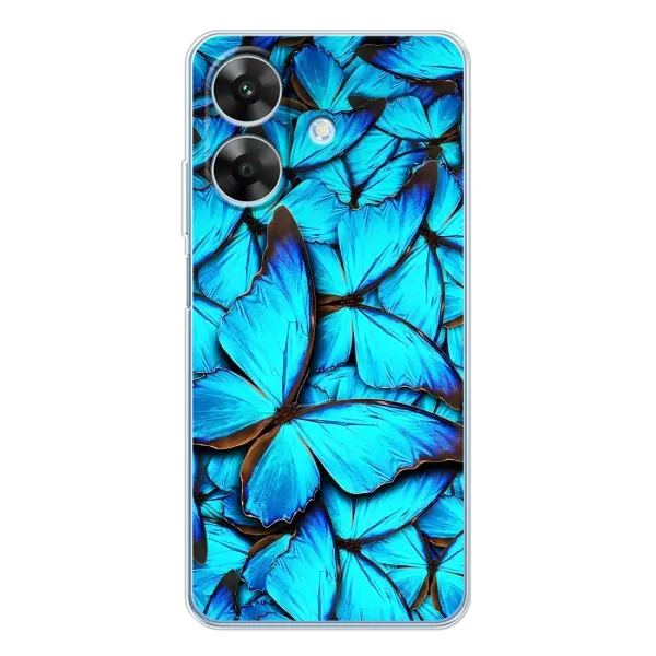 Чохол з принтом «Сині метелики» для Realme Note 60x Чохол з принтом «Сині метелики» для Realme Note 60x
