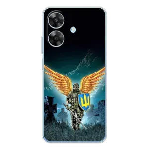 Чехлы с картинкой ЗСУ для Realme Note 60x (AlphaPrint) (Солдат ЗСУ)