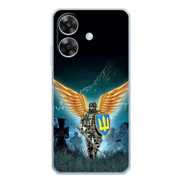 Чохол з принтом «Солдат ЗСУ» для Realme Note 60x Чохол з принтом «Солдат ЗСУ» для Realme Note 60x
