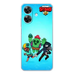 Чехлы Brawl Stars для Realme Note 60x (AlphaPrint) (Тріо героїв)