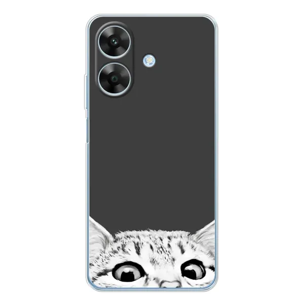 Чехол с принтом «Выглядывает кот» для Realme Note 60x