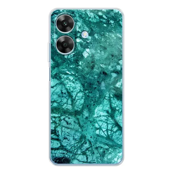 Чохол з принтом «Зелений мрамор» для Realme Note 60x Чохол з принтом «Зелений мрамор» для Realme Note 60x