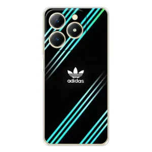 Чехлы Адидас для RealMe Note 70 (AlphaPrint) (Адидас с полосами)